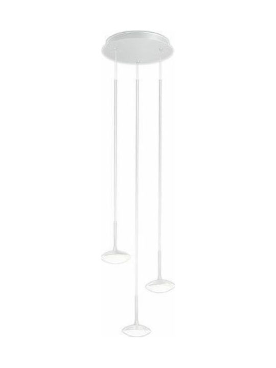 Fabas Luce Hale Pendant Light Silver 25cm