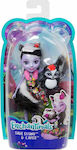 Mattel Κούκλα Enchantimals Sage Skunk & Caper για 4+ Ετών