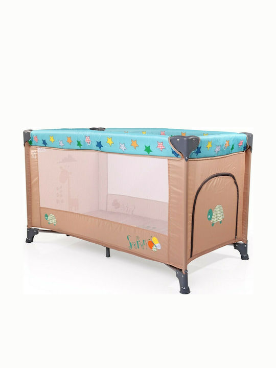 Moni Safari Playpen Brown 125x65cm