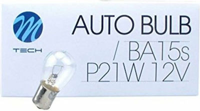 M-Tech Lampen Auto P21W-BA15S-1156 Halogen 12V 21W 10Stück