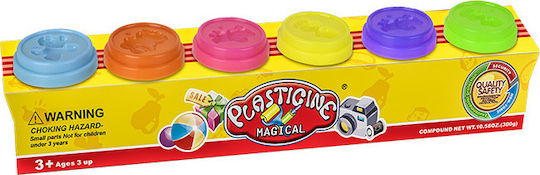 Plasticine - Game for 3+ Years, 6pcs 912766