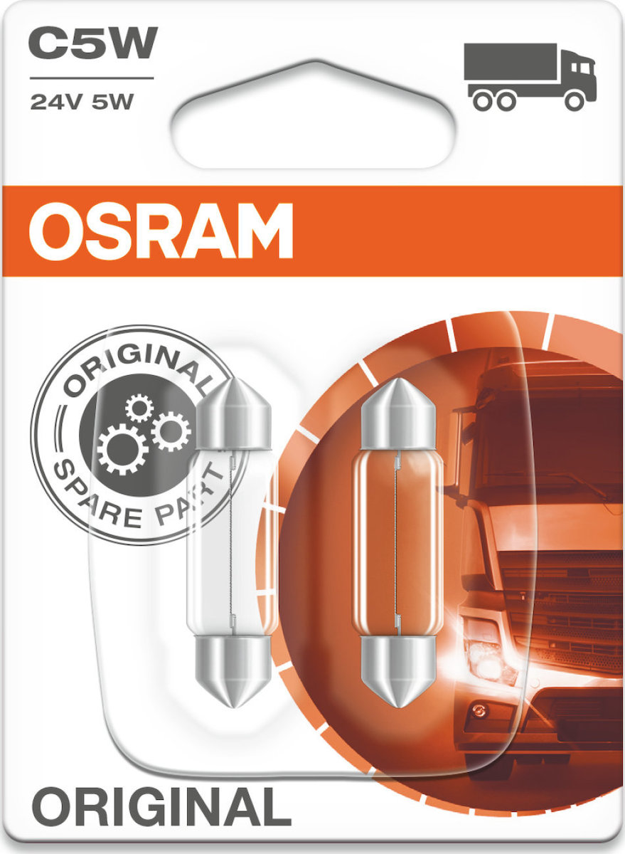 Osram C5W Original Line Festoon 24V 2τμχ Blister Skroutz.gr