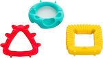 Baby to Love Geometry Animal Teething Ring made of Silicone for 3 m+ 3pcs