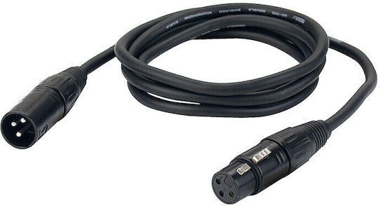 DAP-Audio Kabel XLR-Stecker - XLR-Buchse Schwarz 1.5m FL01150