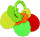 Lorelli Fruits Teething Rattle made of Silicone for 3 m+ THREE FRUITS 1pcs