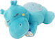 Summer Infant Sleep Toy Slumber Buddies Classic Dozing Hippo made of Fabric with Music and Light for 0++ Months