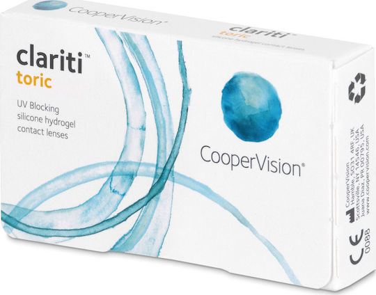 Cooper Vision Clariti Toric 6 Lunar Astigmatici Lentile de Contact Hidrogel de silicon cu Protecție UV
