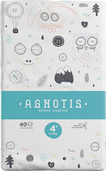 Agnotis Baby Eco Klebeband-Windeln Nr. 4+ für 9-20 kgkg 40Stück