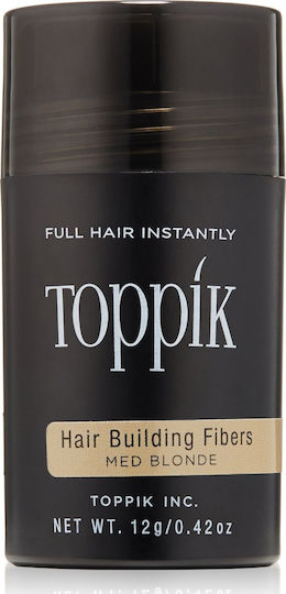 Toppik Fibre Acoperirea Subțierii Părului cu keratină Hair Building Fibers Regular Blond mediu 12gr