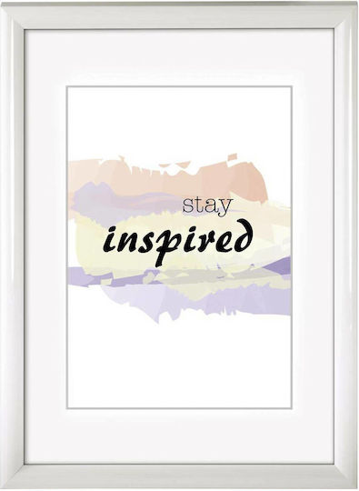 HAMA Madrid White Plastic Wall Photo Frame With White Frame