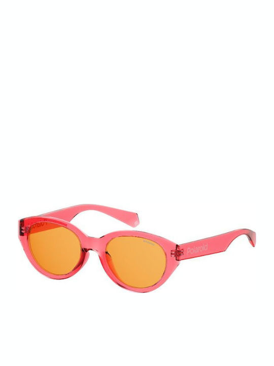 Polaroid Women's Sunglasses with Pink Plastic F...