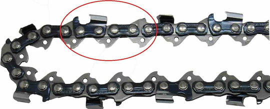 Visco Parts 250-56ΔΣ Αλυσίδα Αλυσοπρίονου με Βήμα .325", Πάχος Οδηγών .050"-1.3mm & Αριθμό Οδηγών 56Ε