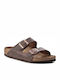 Birkenstock Arizona Oiled Leather Leather Women's Flat Sandals Anatomic In Brown Colour 0052533