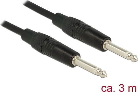 DeLock Premium Cable 6.3mm male - 6.3mm male 3m (85050)
