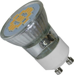 GloboStar Λάμπα LED για Ντουί GU10 και Σχήμα MR11 Θερμό Λευκό 320lm Dimmable