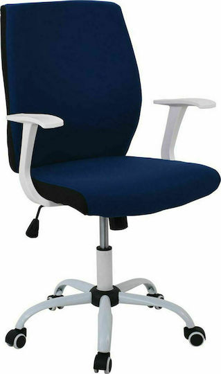 Woodwell BF3900 Office Chair with Blue Recline