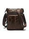 Lederne Herren Tasche Schulter / Crossbody Braun