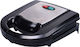 Crown Sandwich Maker for for 2 Sandwiches Sandwiches 750W Black