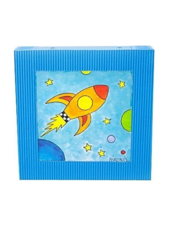 Harti Harti Wooden Kids Wall Light Wall Light Rocket Small