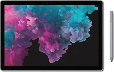 Microsoft Surface Pro 6 12.3" Tablet με WiFi (8GB/128GB) Ασημί