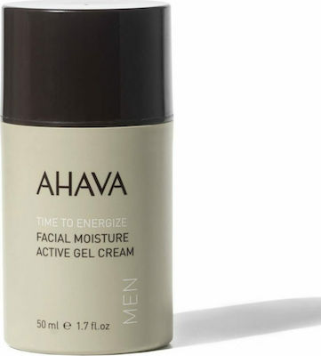 Ahava Time To Energize Moisturizing Day Gel for Men Suitable for All Skin Types 50ml