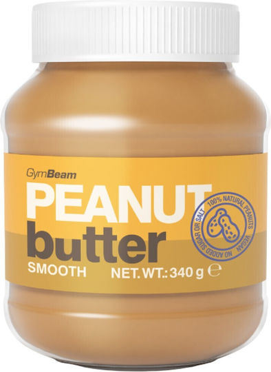 GymBeam Φυστικοβούτυρο Απαλό 100% Peanut Butter με Έξτρα Πρωτεΐνη με Smooth 340gr