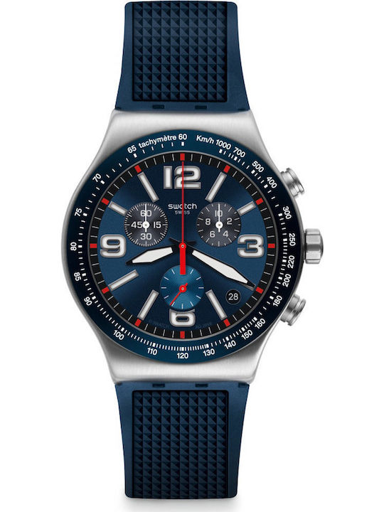Swatch Grid Uhr Batterie mit Kautschukarmband