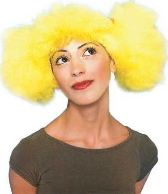 Carnival Wig with Braids Yellow