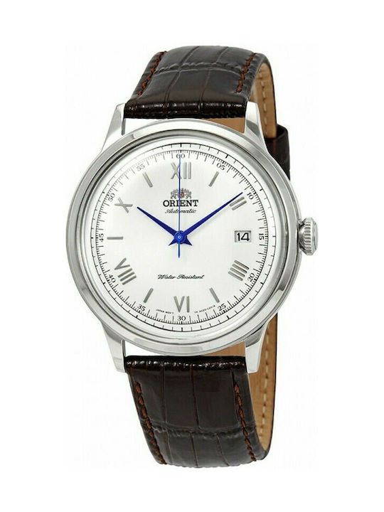Orient Часовник Автоматичен с Кафяв Кожено Каишка