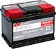 Omnitech Car Start/Stop Battery High Performance L2 AGM 60 with 60Ah Capacity and 680A CCA