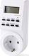 Nedis Digital Timer Socket Daily Weekly With Random Programming Option
