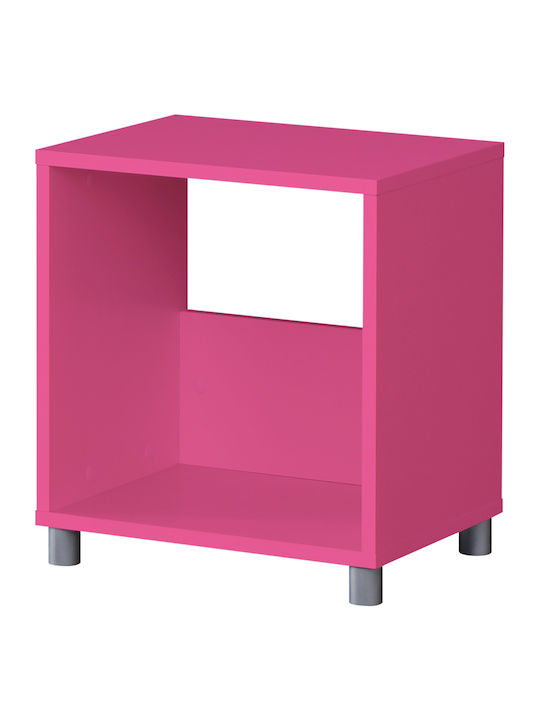 Box 1 Rectangular Wooden Side Table Pink L39xW3...