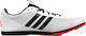 Adidas Distancestar Pantofi sport Spikes Albe