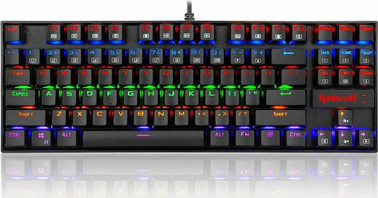 Redragon K552 Kumara Gaming Tastatură Mecanică Tenkeyless cu Outemu Blue comutatoare și iluminare RGB (Engleză US)