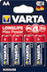 Varta Longlife Max Power Αλκαλικές Μπαταρίες AA 1.5V 4τμχ