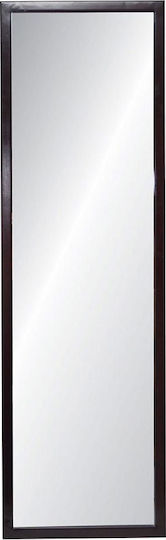 Liberta Slim Καθρέπτης με Wenge Ξύλινο Πλαίσιο 146x45cm