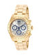 Invicta Speedway Men's Watch 40mm Battery with Gold Metal Bracelet