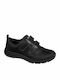 Scholl Energy Plus Strap Leather Women's Moccasins in Black Color