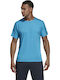 Adidas Z.N.E. Men's Athletic T-shirt Short Sleeve Blue