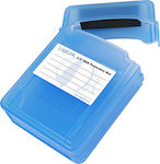 LogiLink HDD Protection Box for 2x 2.5" HDDs Blue