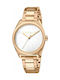 Esprit Uhr mit Gold Metallarmband ES1L056M0065