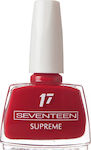 Seventeen Supreme Gloss Βερνίκι Νυχιών Κόκκινο 47 12ml