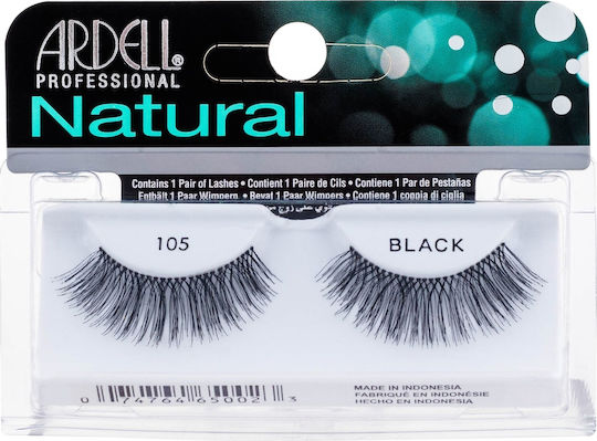 Ardell Natural False Lashes in Black color 105