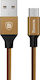 Baseus Braided USB 2.0 to micro USB Cable Καφέ ...
