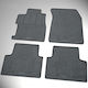 Cik Set of Front and Rear Mats 3pcs Tray Type for Fiat Ducato 2006-2014 Black