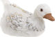 Inart Easter Duck Fabric 10x21x9.5pcs in White color