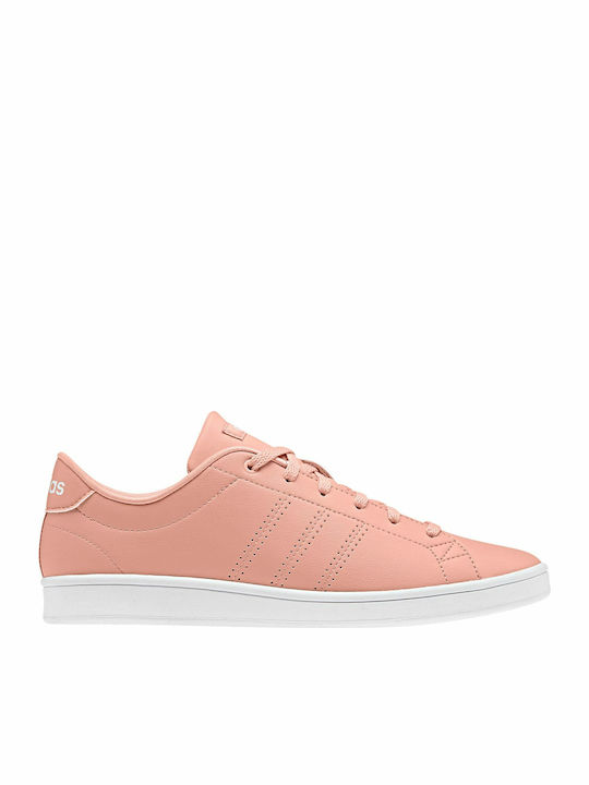 Adidas Advantage Clean QT Γυναικεία Sneakers Dust Pink / Cloud White