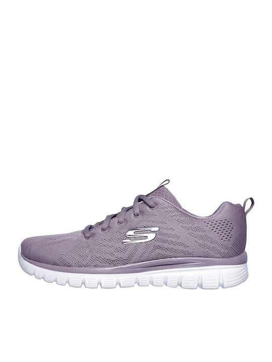 Skechers Graceful Get Connected Γυναικεία Αθλητικά Παπούτσια Running Γκρι