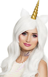Carnival Wig Straight White