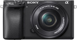 Sony Spiegellose Kamera α6400 Crop Frame Bausatz (E PZ 16-50mm F3.5-5.6 OSS)